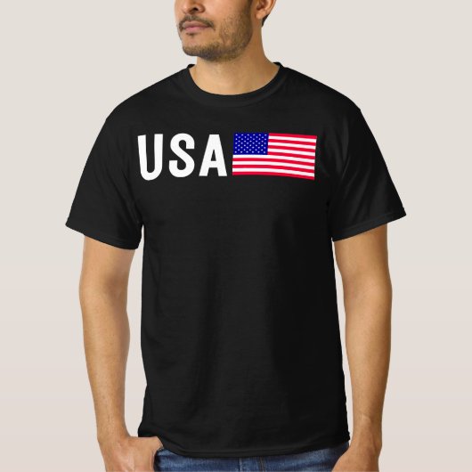 USA Pride Mannen T-shirt (Voorkant)