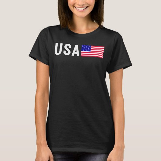 USA Pride T-shirt voor dames (Voorkant)