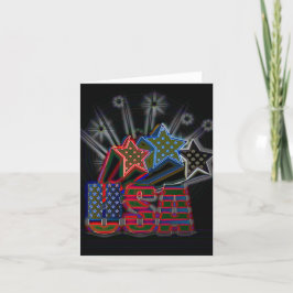 USA Proud Bedankkaart