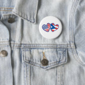 USA-PUERTO-RICO RONDE BUTTON 5,7 CM (In situ)