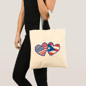 USA-PUERTO-RICO TOTE BAG (Voorkant (product))