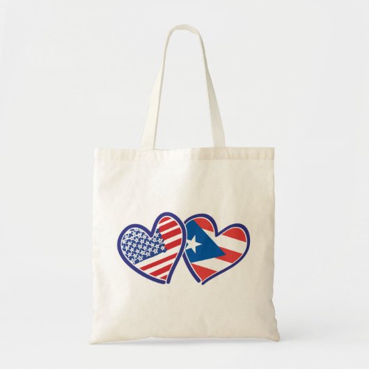 USA-PUERTO-RICO TOTE BAG (Voorkant)