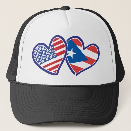 USA-PUERTO-RICO TRUCKER PET (Voorkant)