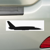 USA RA5C Vigilante Silhouette Black Bumpersticker (Op auto)