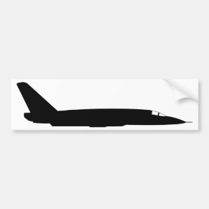 USA RA5C Vigilante Silhouette Black Bumpersticker