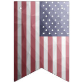 USA Red White Blue Geometric Mesh Pattern Vlaggetjes (Tweede vlag)
