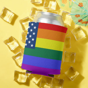 USA Regenboog Pride Blikjeskoeler