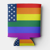 USA Regenboog Pride Blikjeskoeler (Voorkant)