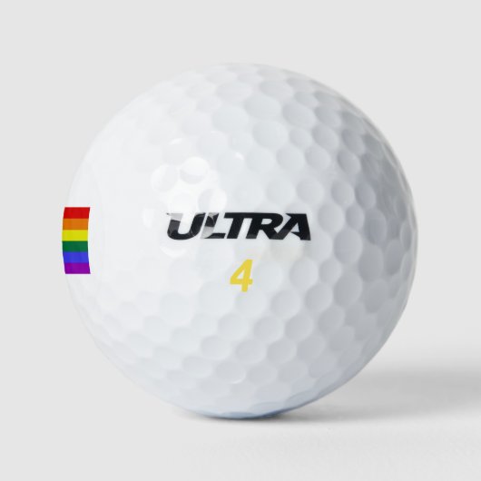 USA Regenboog Pride Golfballen (Logo)