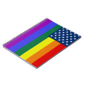 USA Regenboog Pride Notitieboek (Linkerzijde)