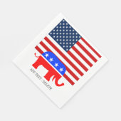 USA Republikein Napkins Servetten (Hoek)