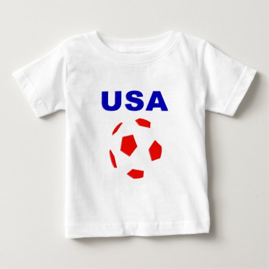 usa retro voetbal op shirt (Voorkant)