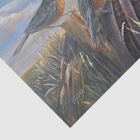 USA Robins Tissuepapier (Detail)