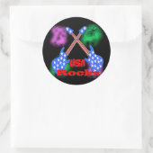 USA Rocks 4e Ronde Sticker (Tas)