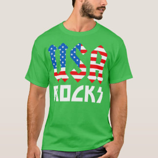 USA Rocks Onafhankelijkheidsdag 4 juli T-shirt