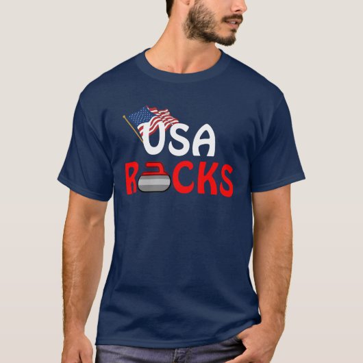 USA ROCKS T-SHIRT (Voorkant)