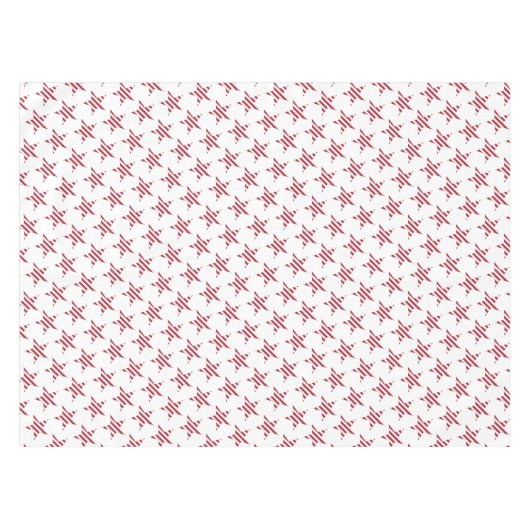 USA rode gestreepte sterren patroon Patriotic Tafelkleed (Voorkant (Horizontaal))