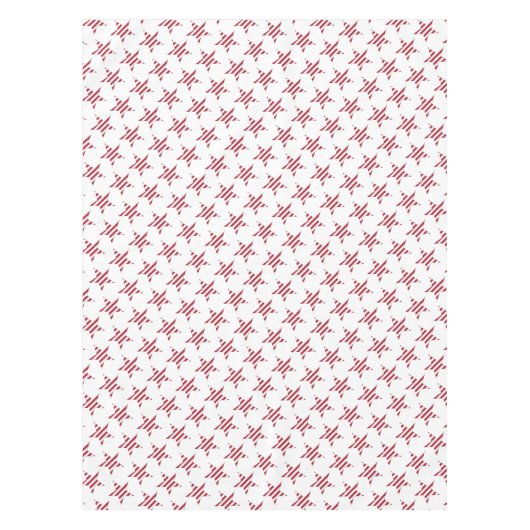 USA rode gestreepte sterren patroon Patriotic Tafelkleed (Voorkant)