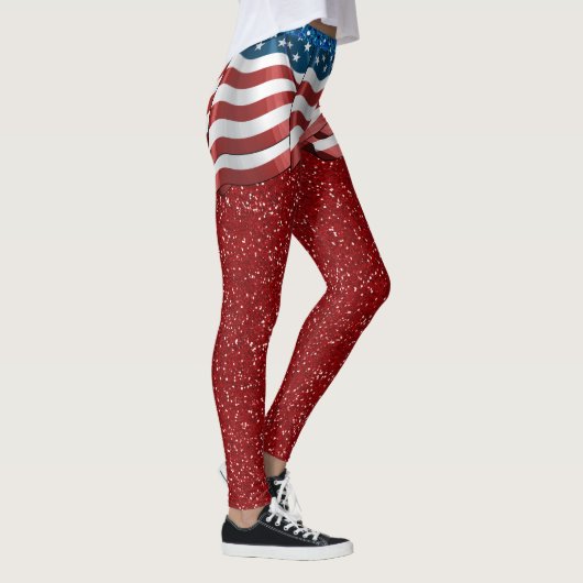 USA Rok ILLUSION Mode Leggings (Rechts)
