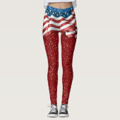 USA Rok ILLUSION Mode Leggings (Voorkant)