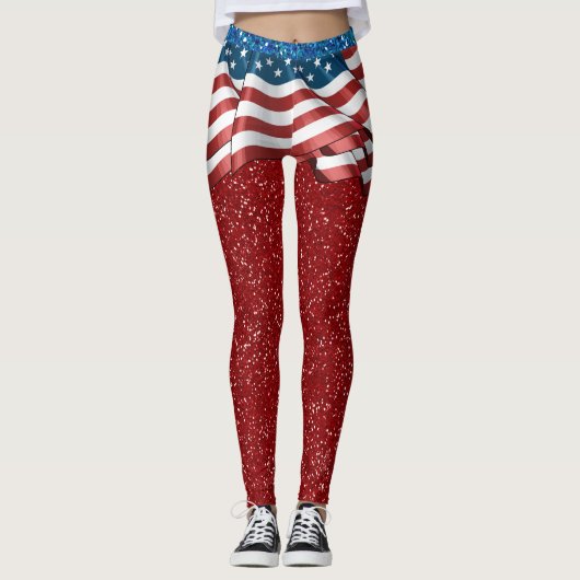 USA Rok ILLUSION Mode Leggings (Voorkant)