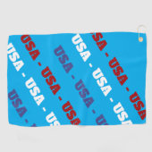 USA Rood Wit Blauw Golf Handdoek (Horizontaal)