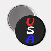 USA Rood, Wit & Blauw Magneet (Voorkant / Achterkant)