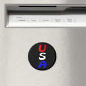 USA Rood, Wit & Blauw Magneet (Insitu (Vaatwasser))