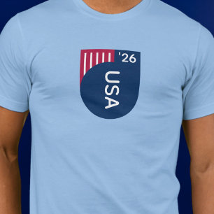 USA Rood Wit Blauw Vlag Urban Style  T-shirt
