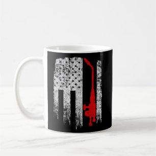USA Rood Wit Lasser Amerikaanse Vlag Koffiemok