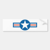 USA Roundel Bumpersticker (Voorkant)