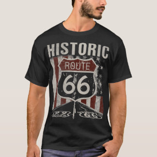 USA Route 66 Highway  America Road T-shirt