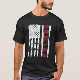 USA Rowing team Amerikaanse vlag US bootbemanning  T-shirt