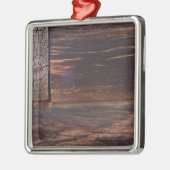 USA, Salmon, Idaho, Log Cabin Metalen Ornament (Links)