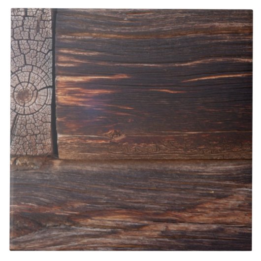 USA, Salmon, Idaho, Log Cabin Tegeltje (Voorkant)