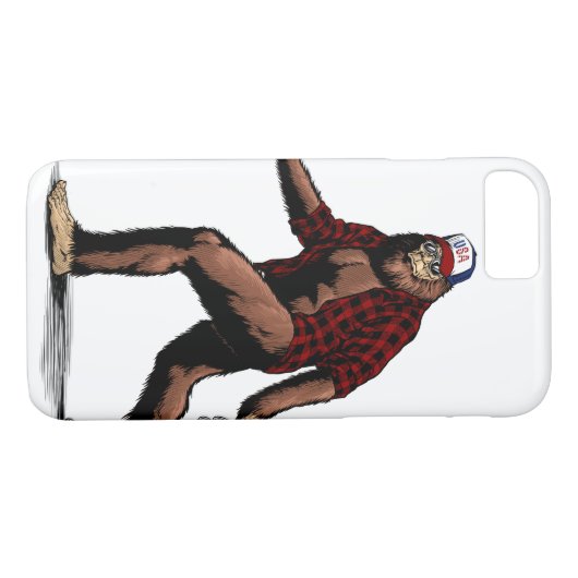 USA Sasquatch Case-Mate iPhone Case (Achterkant (Horizontaal))