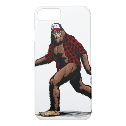 USA Sasquatch Case-Mate iPhone Case (Achterkant)