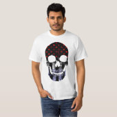 USA Schedel Krijger T-shirt (Voorkant volledig)
