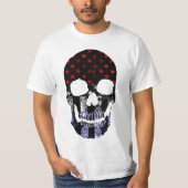 USA Schedel Krijger T-shirt (Voorkant)