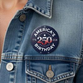 USA Semiquincentennial 1776-2026 America’s 250th Ronde Button 3,2 Cm