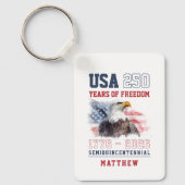 USA Semiquincentennial America's 250th Anniversary Sleutelhanger (Voorkant)