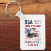 USA Semiquincentennial America's 250th Anniversary Sleutelhanger (Voorkant)