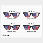 USA Shades aangepaste stickers (Vel)