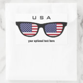 USA Shades aangepaste stickers (Tas)
