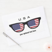 USA Shades aangepaste stickers (Envelop)