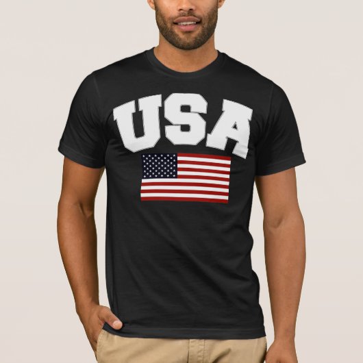 USA Shirt Dark (Voorkant)