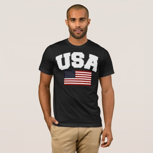 USA Shirt Dark (Voorkant volledig)