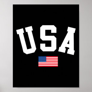 USA Shirt Mannen Vrouwen Kinder Amerikaanse Vlag P Poster