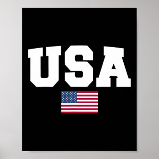 USA Shirt Vrouwen Mannen Kinder Amerikaanse Vlag P Poster