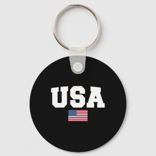 USA Shirt Vrouwen Mannen Kinder Amerikaanse Vlag P Sleutelhanger